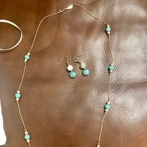 Ann Taylor necklace and matching earrings